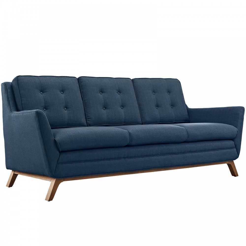 Beguile Living Room Set Upholstered Fabric Set of 2, Azure, EEI-2434-AZU-SET