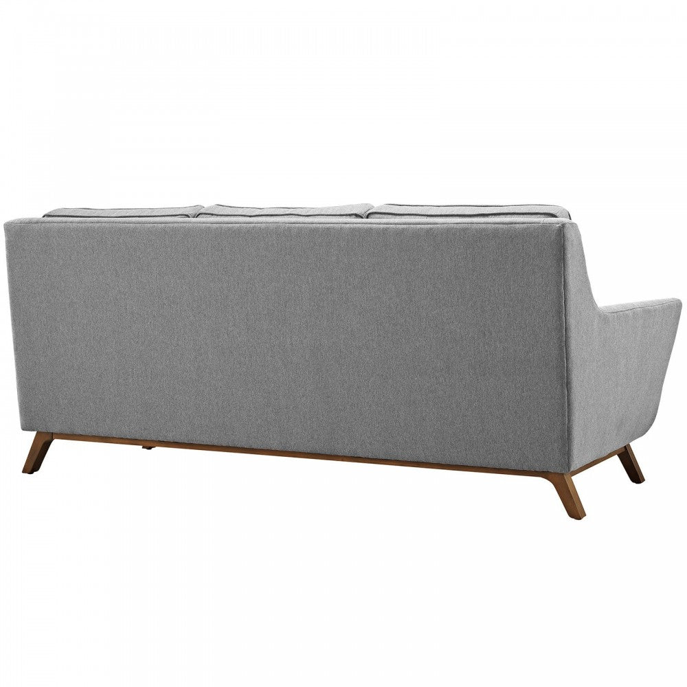 Beguile Living Room Set Upholstered Fabric Set of 2, Expectation Gray
