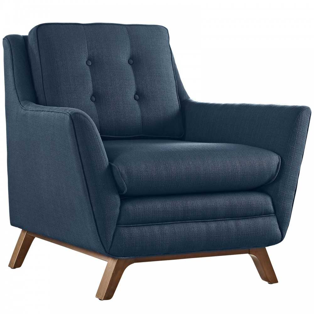 Beguile Living Room Set Upholstered Fabric Set of 3, Azure