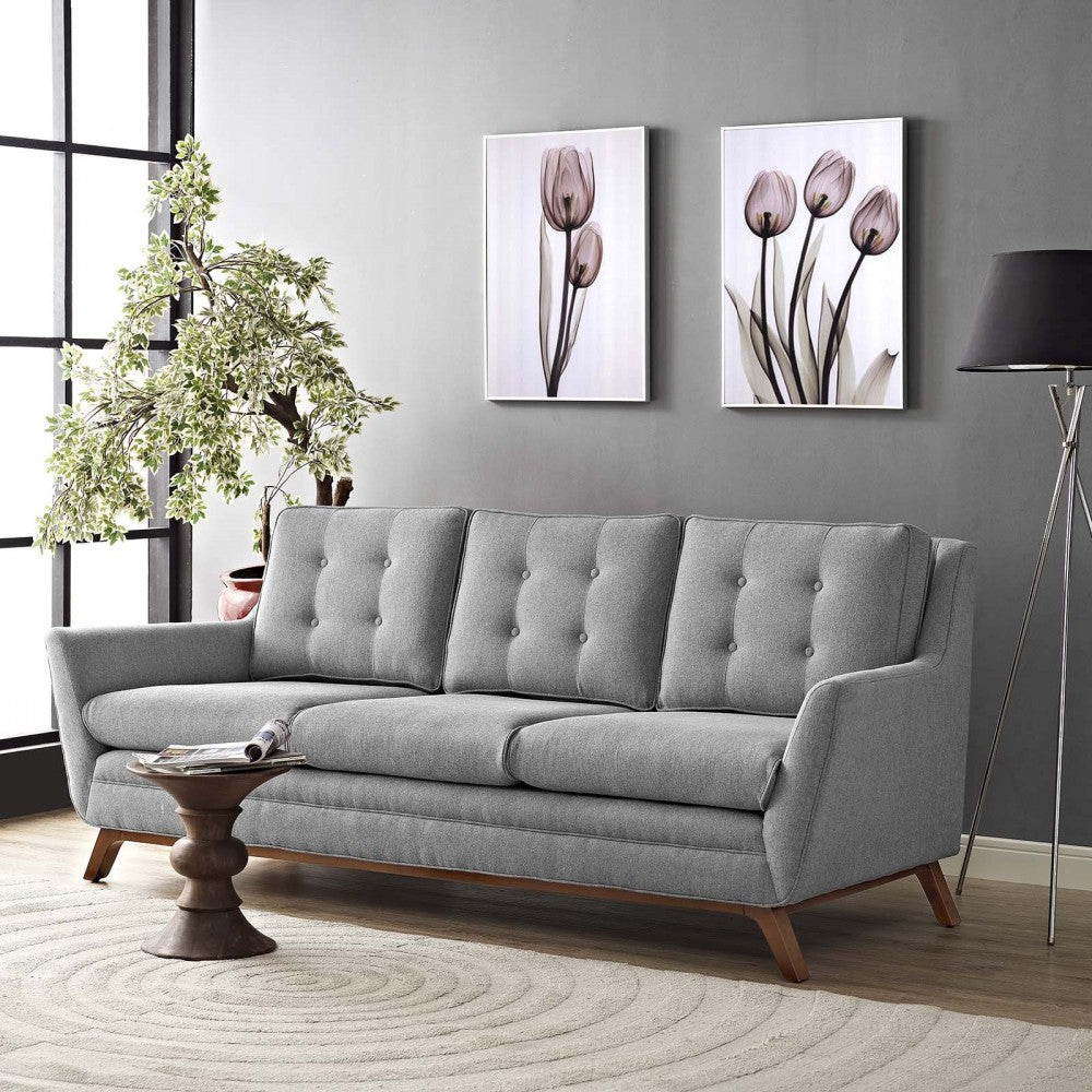 Beguile Upholstered Fabric Sofa, Expectation Gray