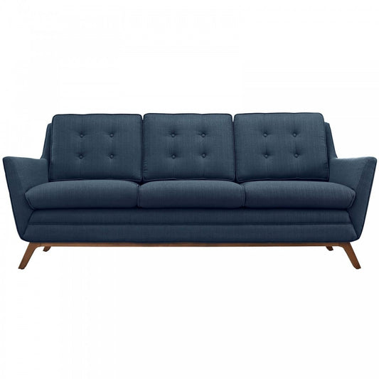 Beguile Upholstered Fabric Sofa, Azure