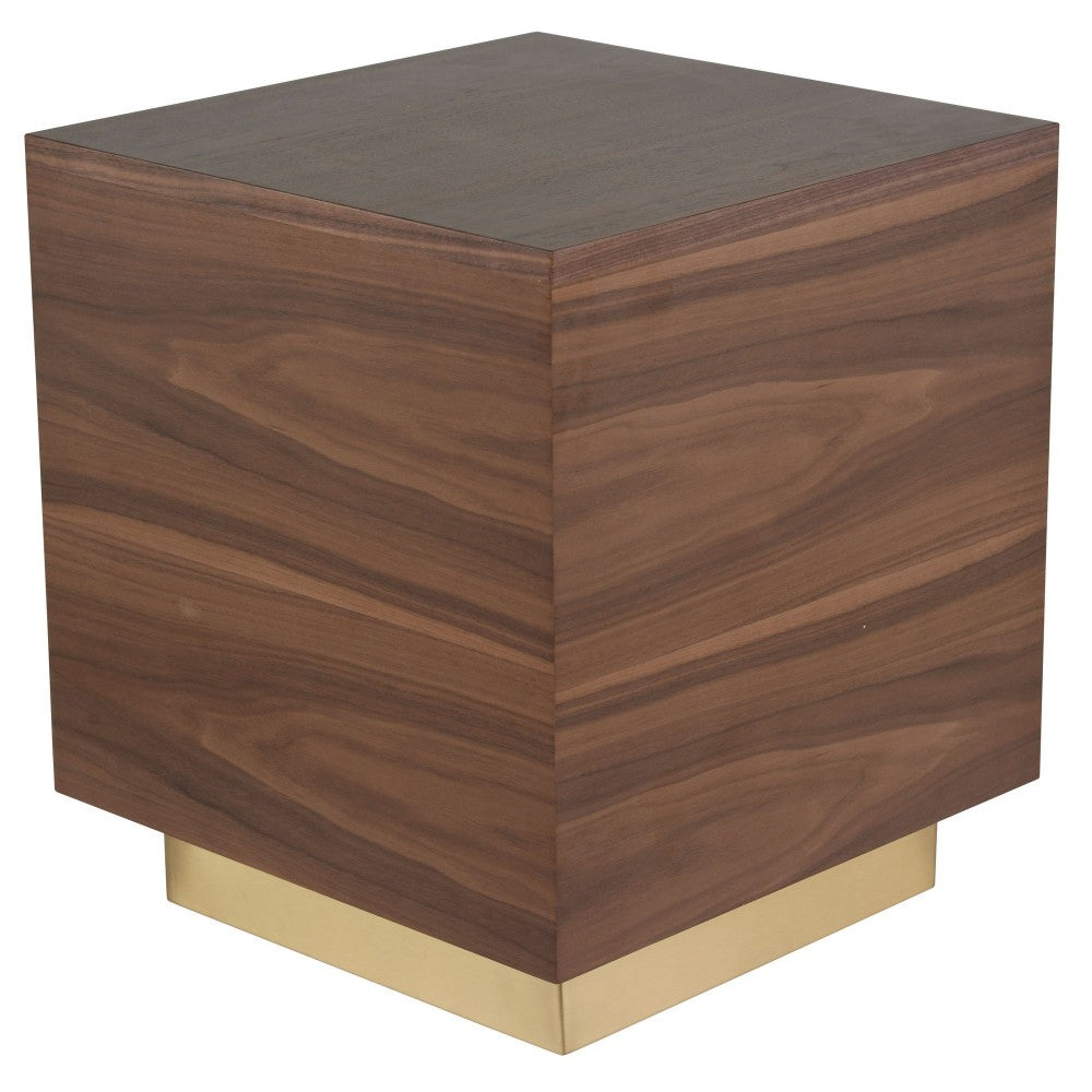 Ben Walnut Wood Side Table