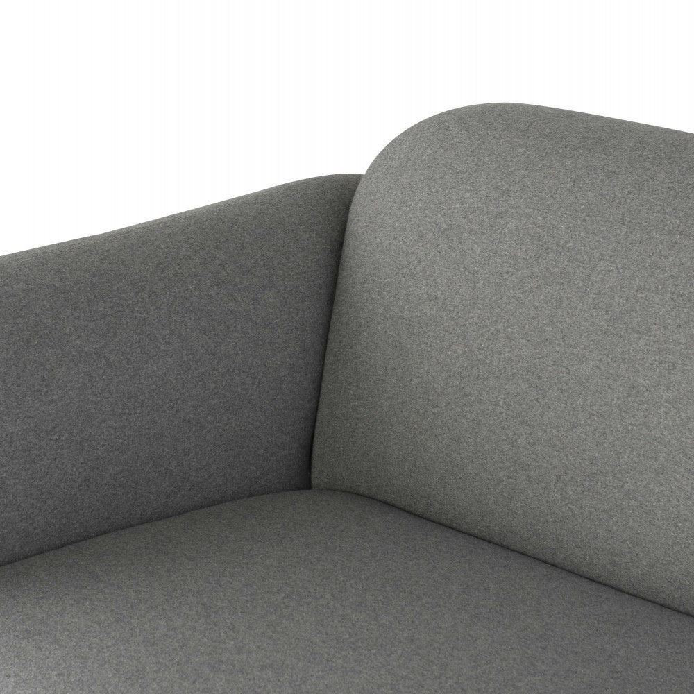 Benson Light Gray Fabric Triple Seat Sofa