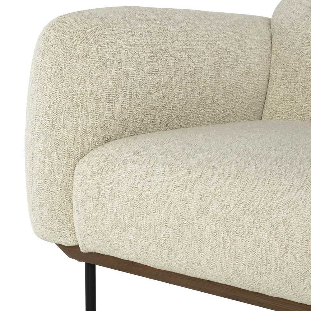 Benson Shell Fabric Single Seat Sofa