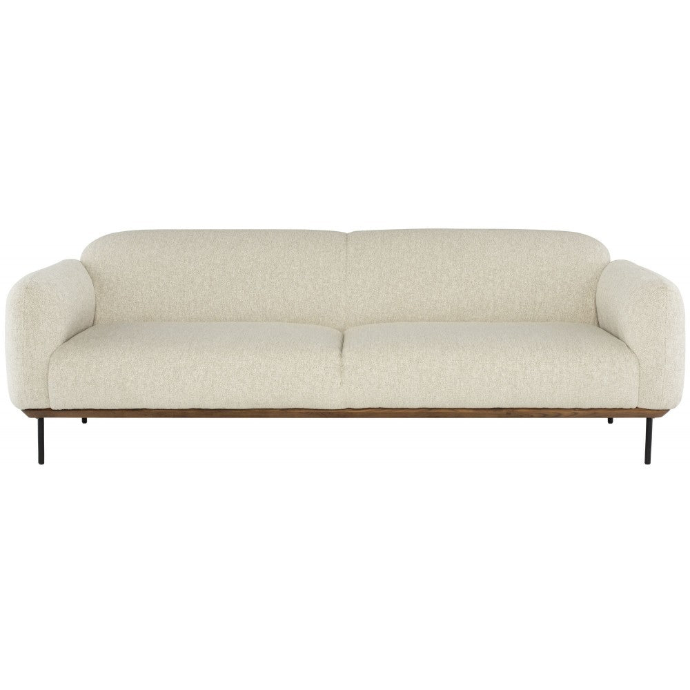 Benson Shell Fabric Triple Seat Sofa