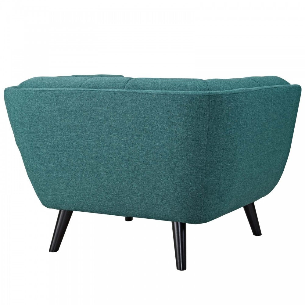 Bestow 2 Piece Upholstered Fabric Armchair Set, Teal