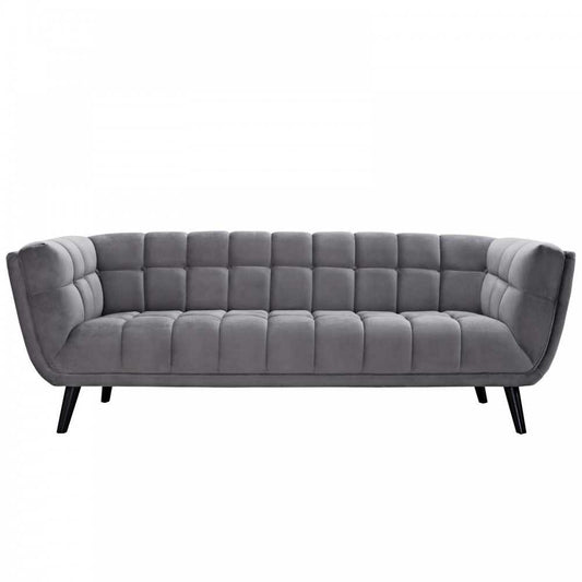 Bestow Performance Velvet Sofa, Gray