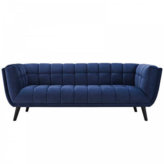 Bestow Performance Velvet Sofa, Navy