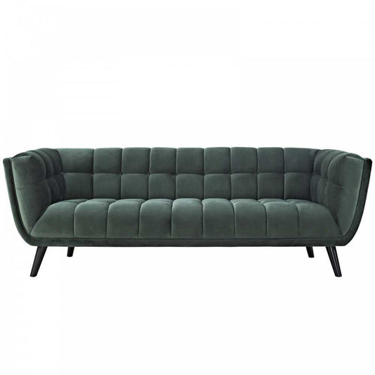 Bestow Performance Velvet Sofa, Green