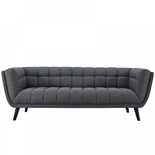 Bestow Upholstered Fabric Sofa, Gray