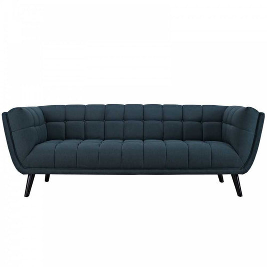 Bestow Upholstered Fabric Sofa, Blue