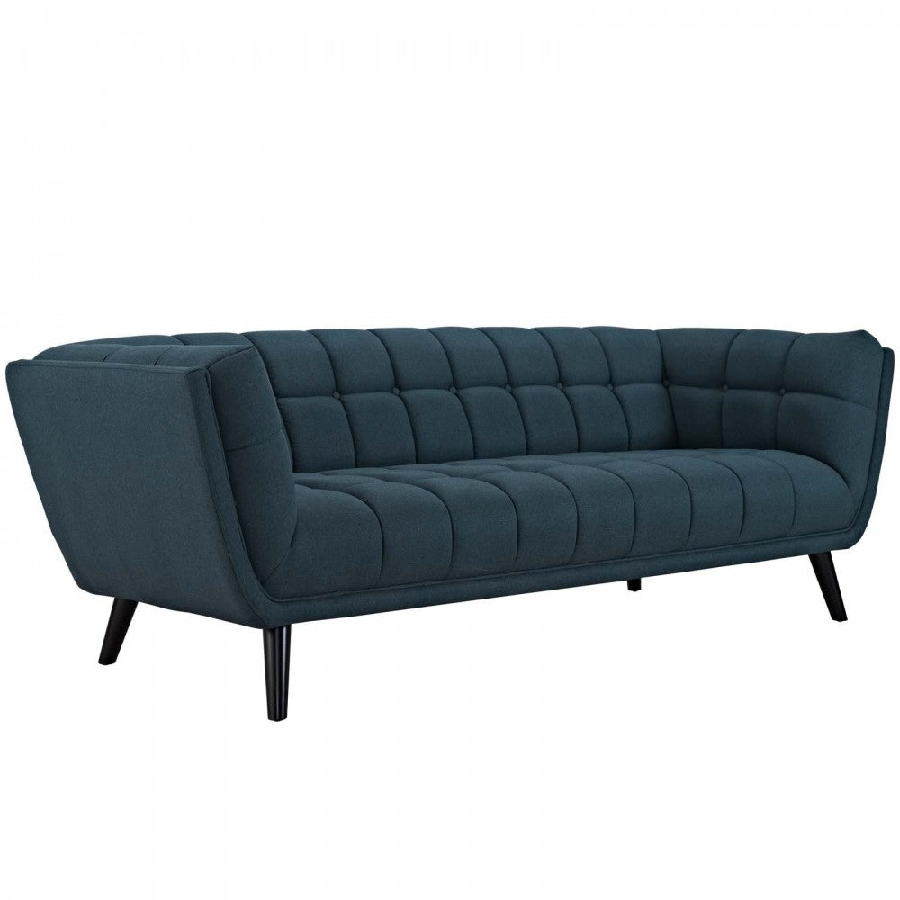 Bestow Upholstered Fabric Sofa, Blue