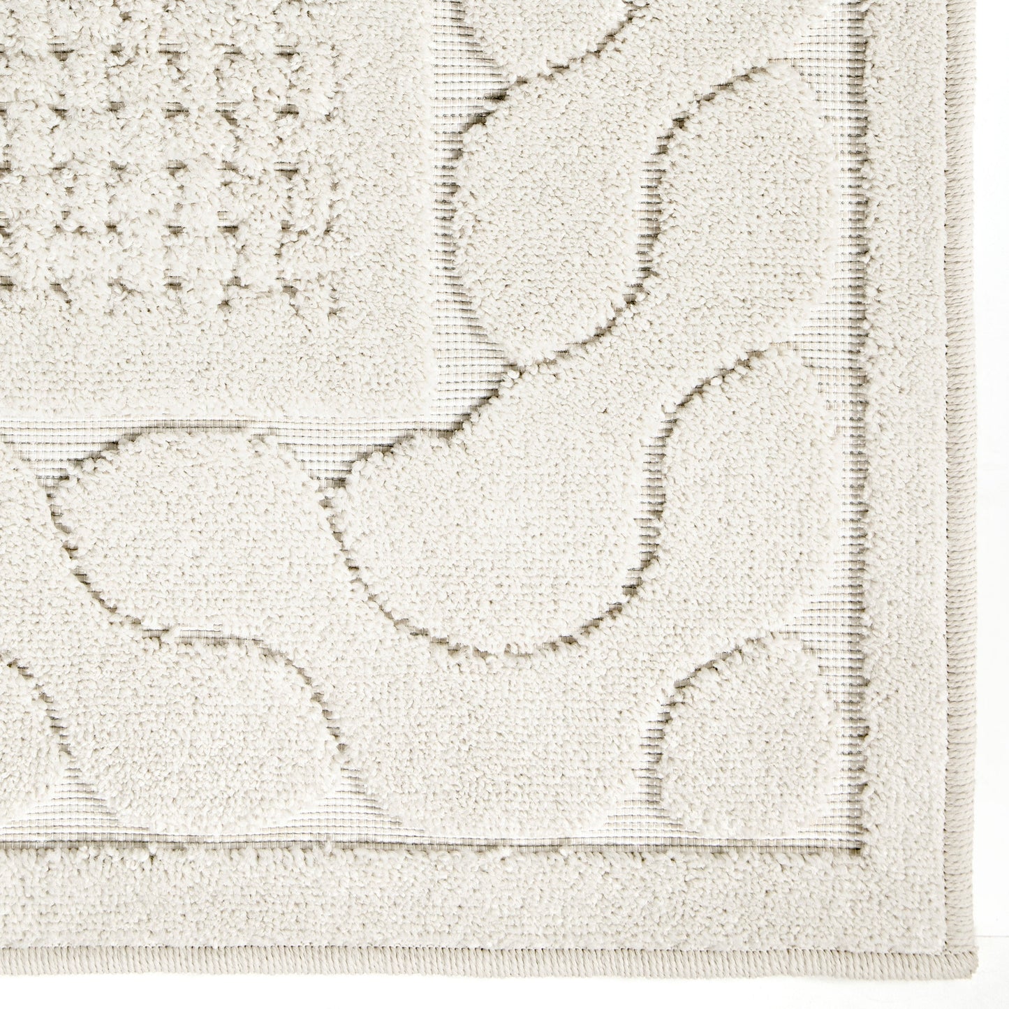 My Texas House by Orian Cable Knit Natural 62"X90"