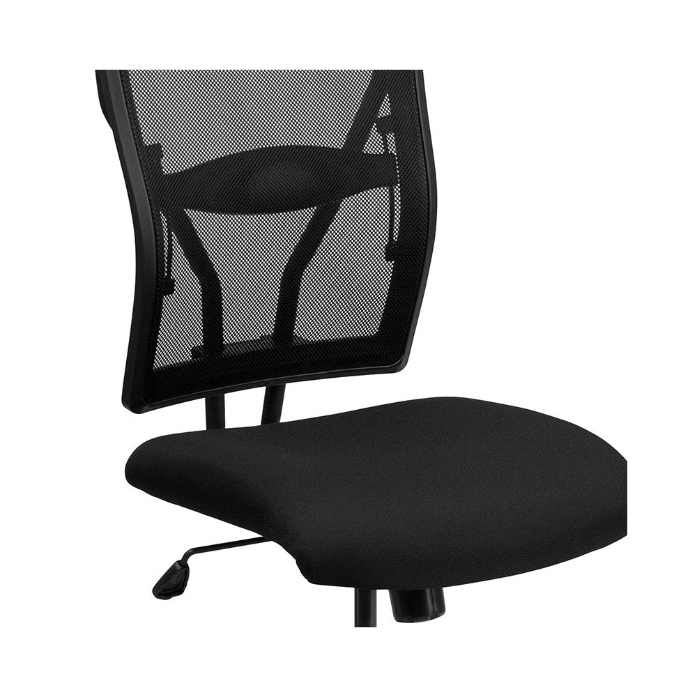 Big & Tall 400 lb. Rated Black Mesh Executive Swivel Ergonomic Office Chair