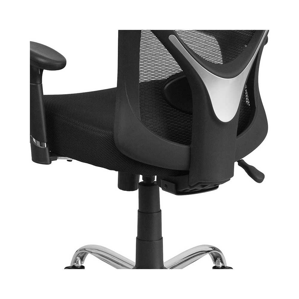 Big & Tall Office Chair | Adjustable Height Mesh Swivel Office Chair with Wheels