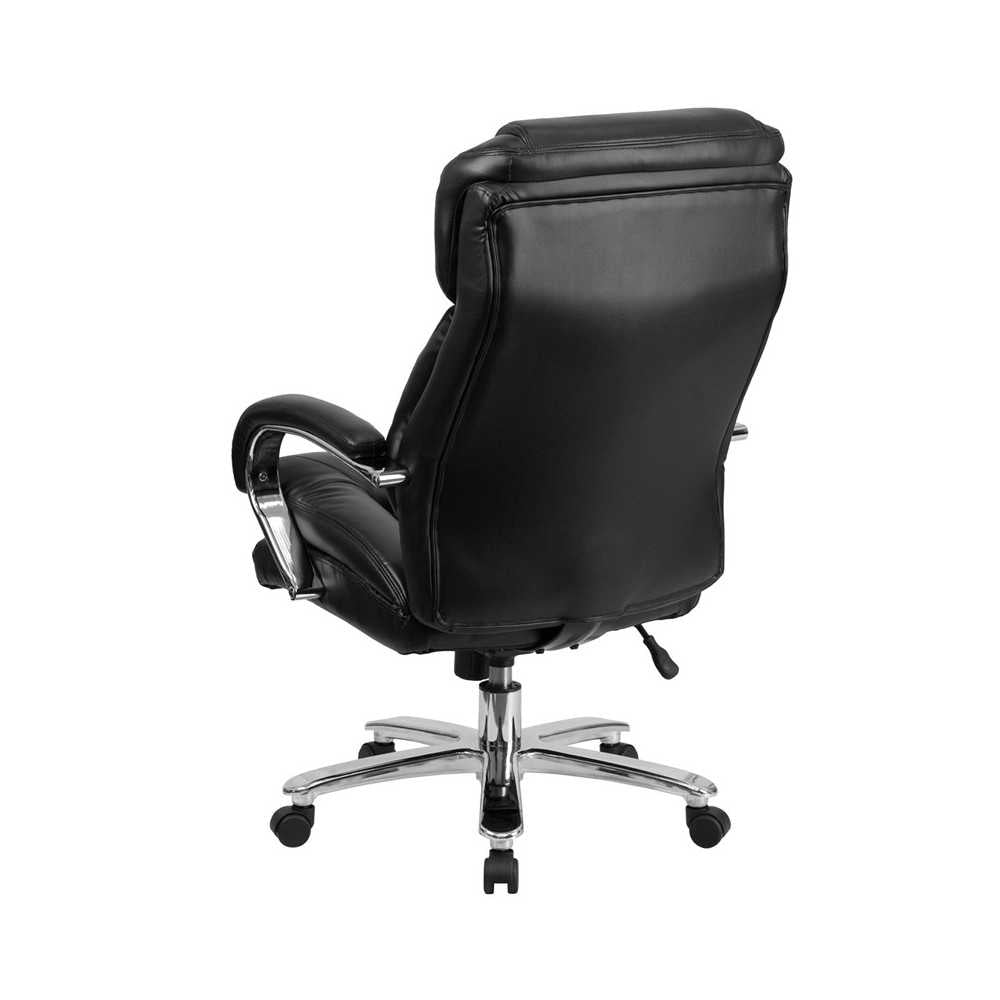 Big & Tall Office Chair | Black LeatherSoft Swivel Executive Desk Chair with Wheels