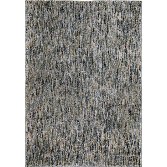 Palmetto Living Multi Solid Blue 9' X 13'