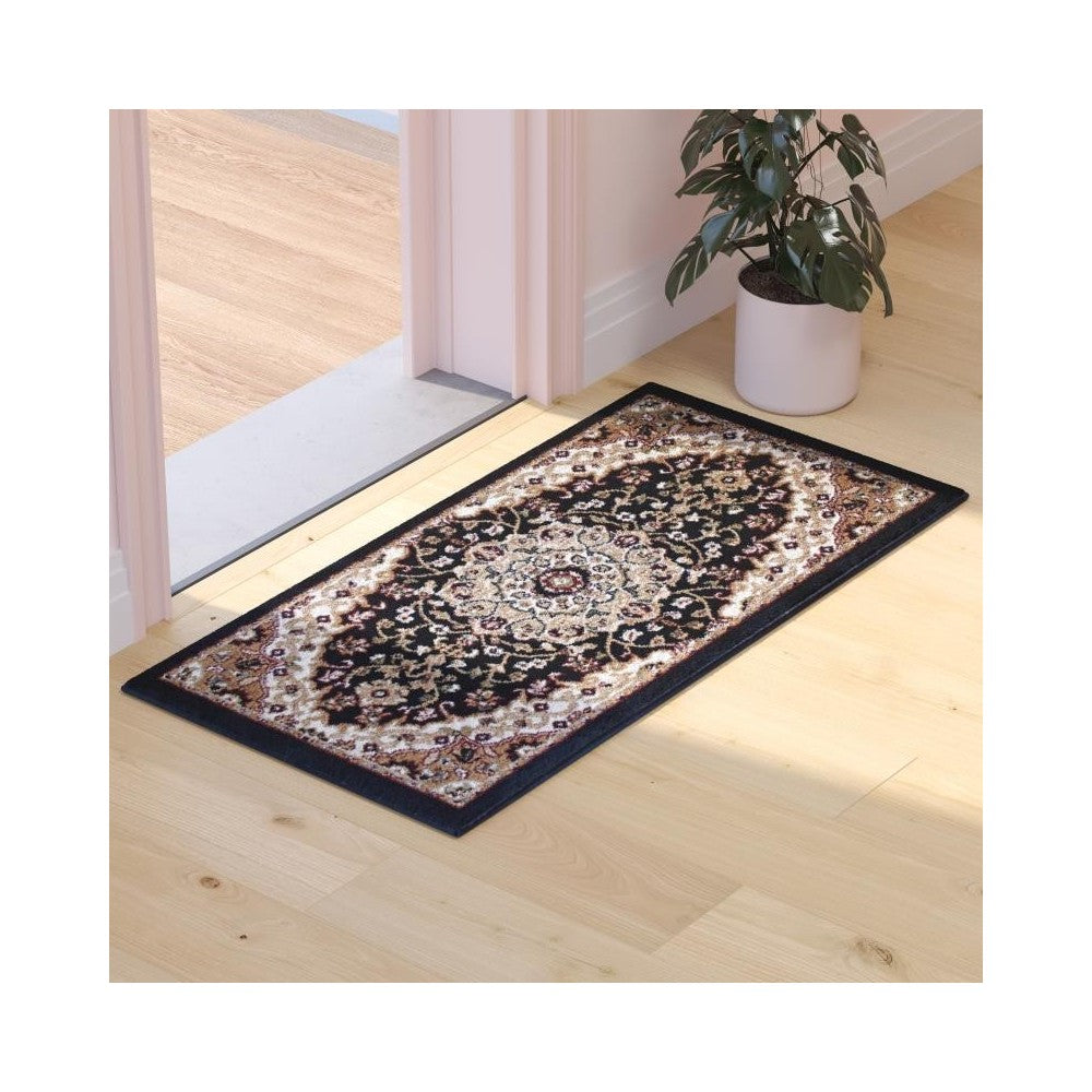 Black 2x3 Persian Area Rug