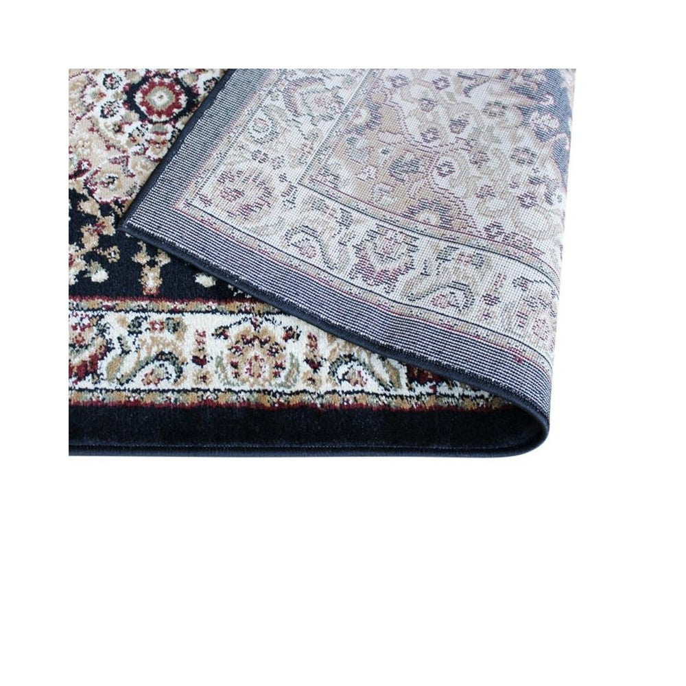 Black 3x20 Persian Area Rug