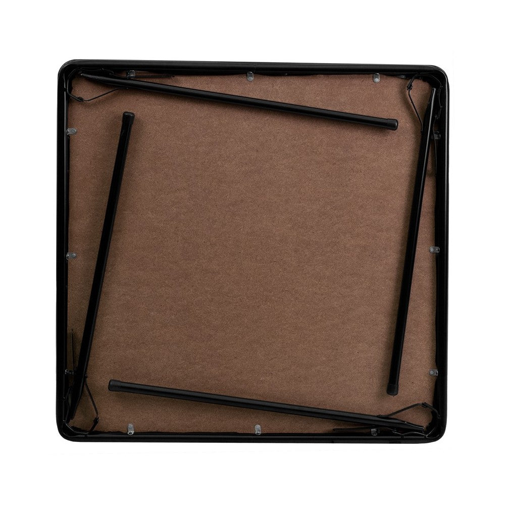 Black Folding Card Table