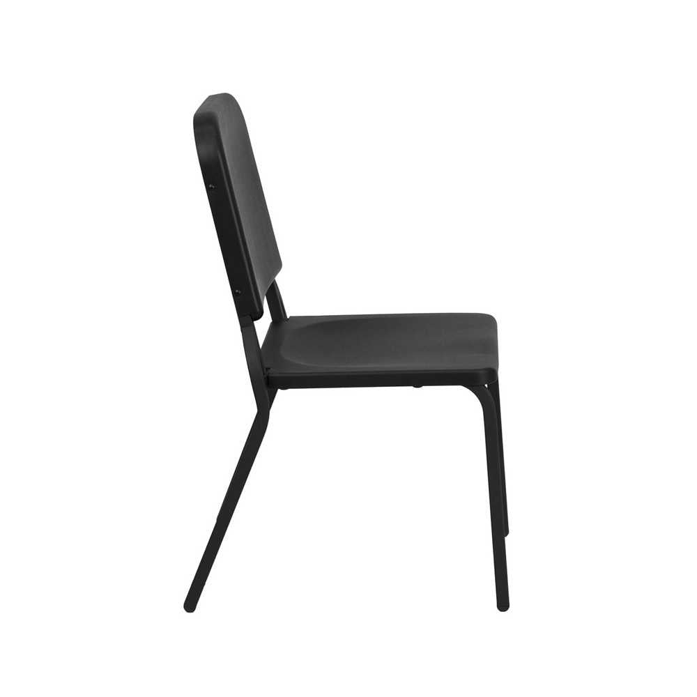 Black High Density Stackable Melody Band/Music Chair