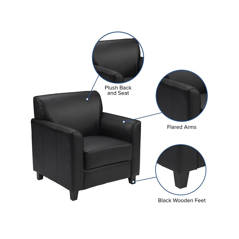 Black LeatherSoft Chair