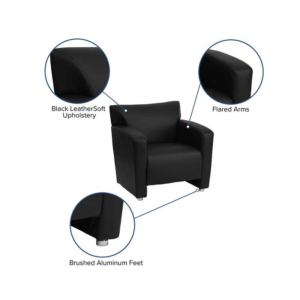 Black LeatherSoft Chair