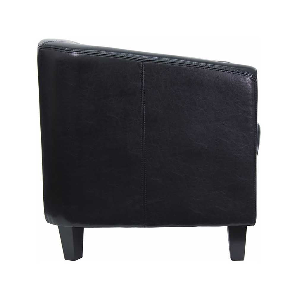 Black LeatherSoft Lounge Chair