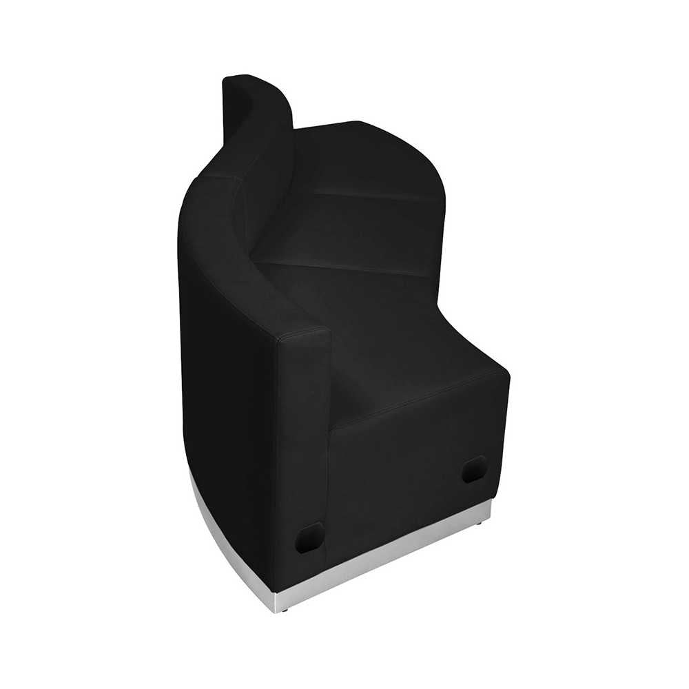Black LeatherSoft Reception Configuration, 3 Pieces