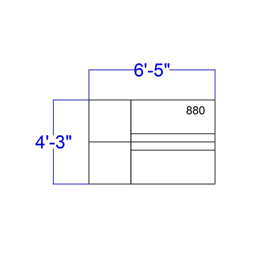 Black LeatherSoft Reception Configuration, 4 Pieces