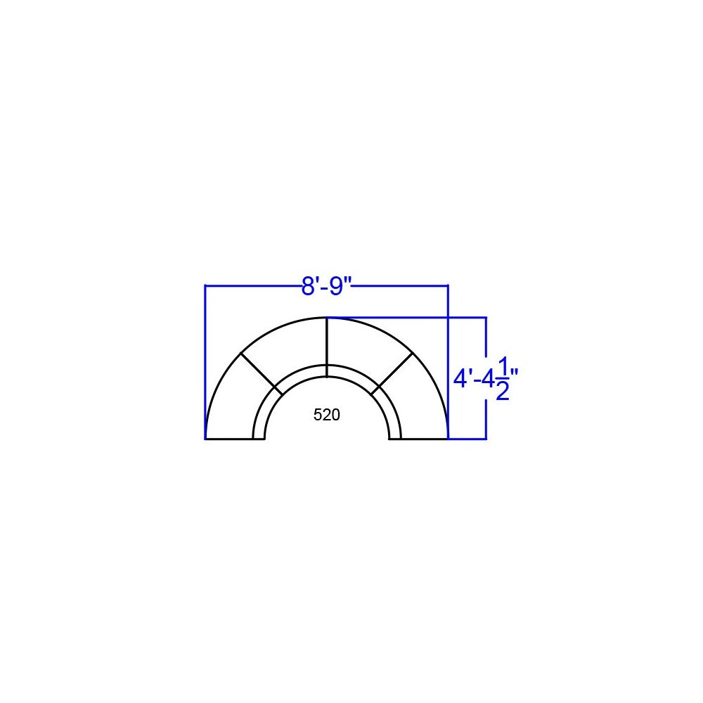 Black LeatherSoft Reception Configuration, 4 Pieces