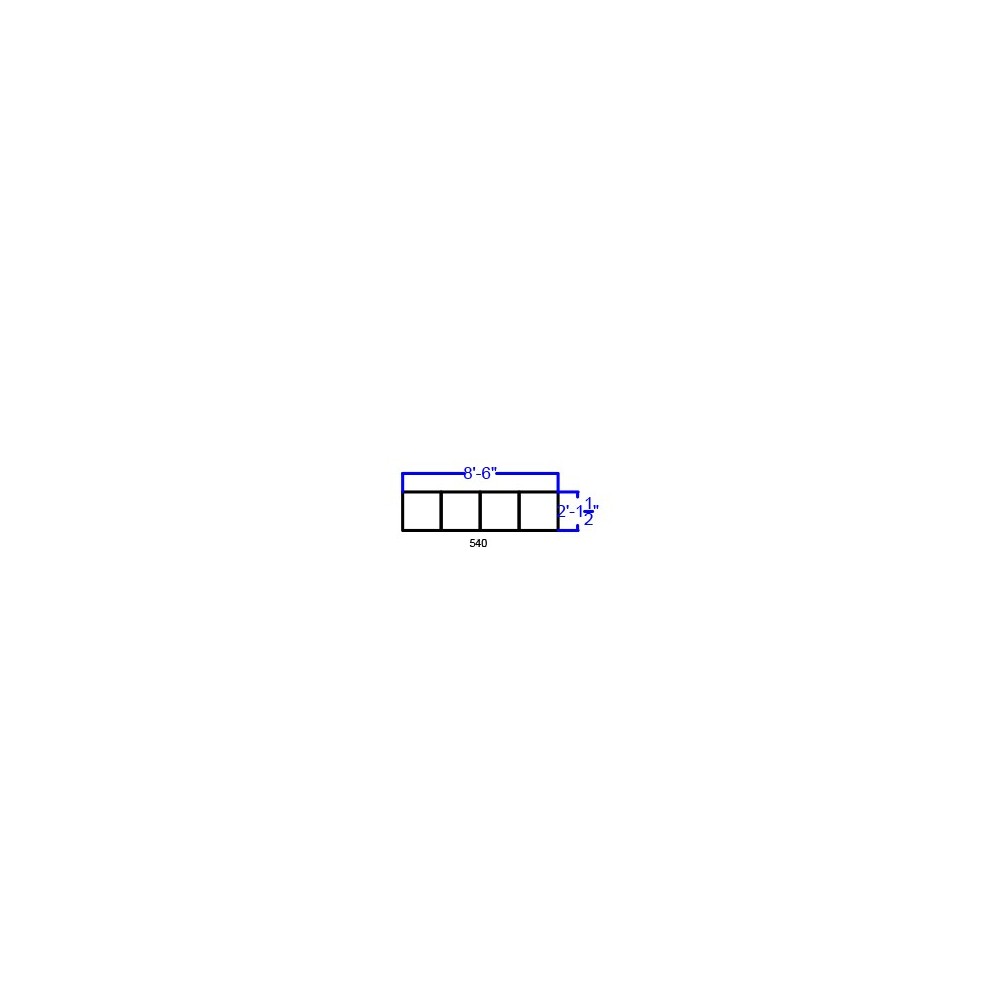 Black LeatherSoft Reception Configuration, 4 Pieces