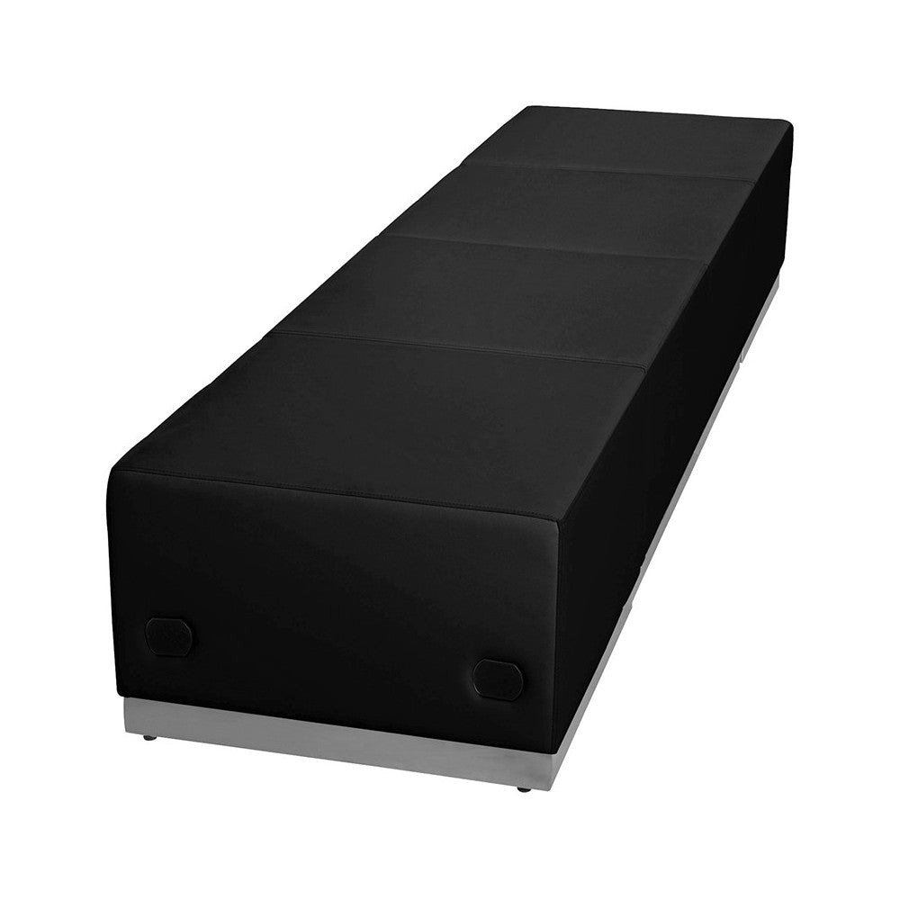 Black LeatherSoft Reception Configuration, 4 Pieces