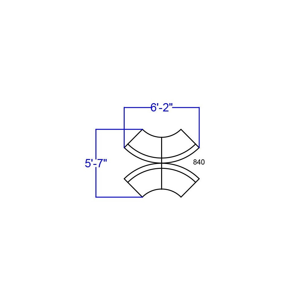 Black LeatherSoft Reception Configuration, 4 Pieces