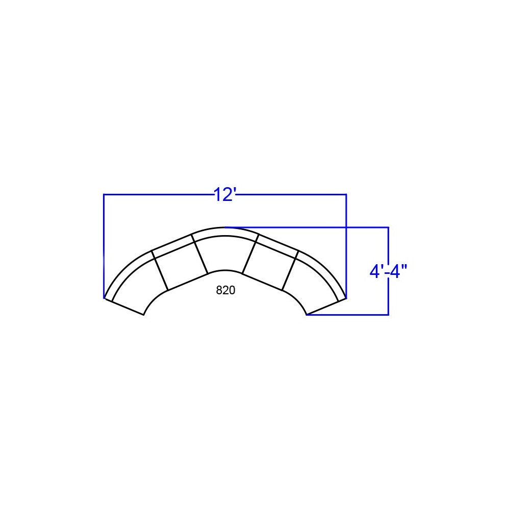 Black LeatherSoft Reception Configuration, 5 Pieces