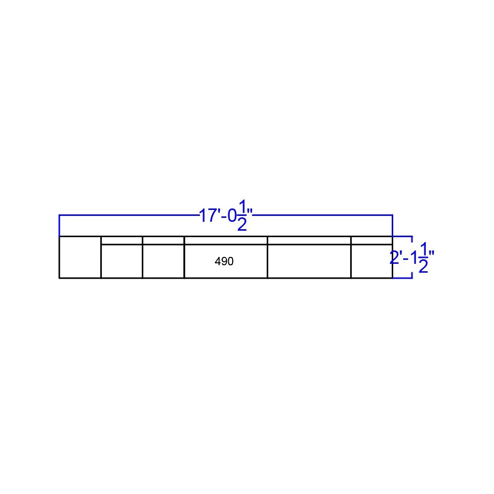 Black LeatherSoft Reception Configuration, 6 Pieces