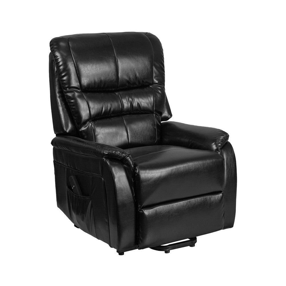 Black LeatherSoft Remote Powered Lift Recliner