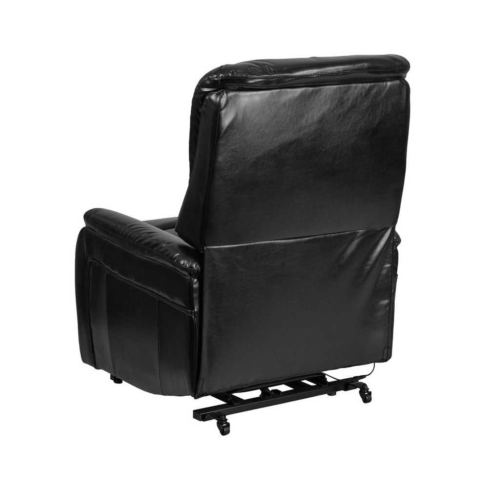 Black LeatherSoft Remote Powered Lift Recliner