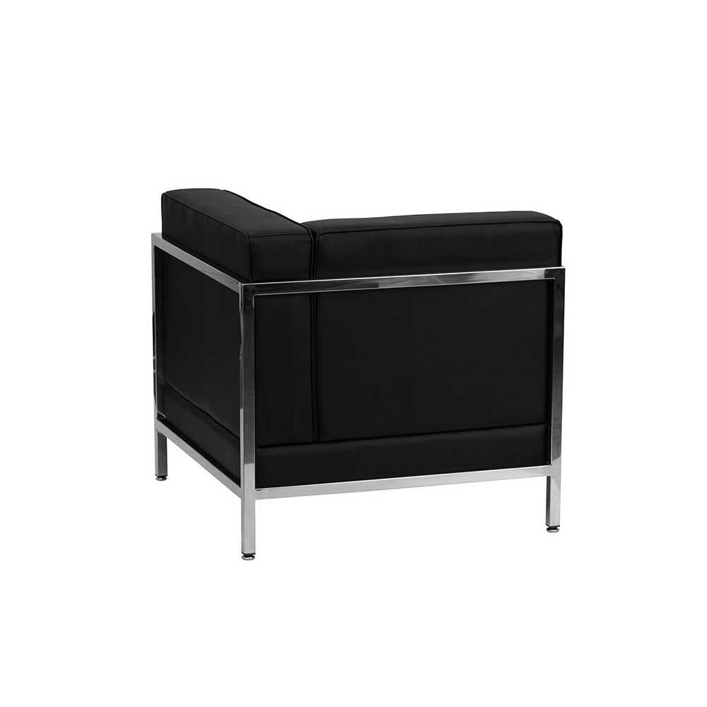 Black LeatherSoft Sectional Configuration, 9 Pieces