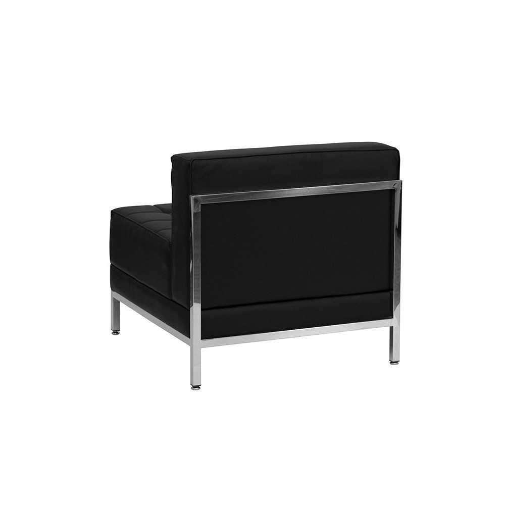 Black LeatherSoft Sectional Configuration, 9 Pieces