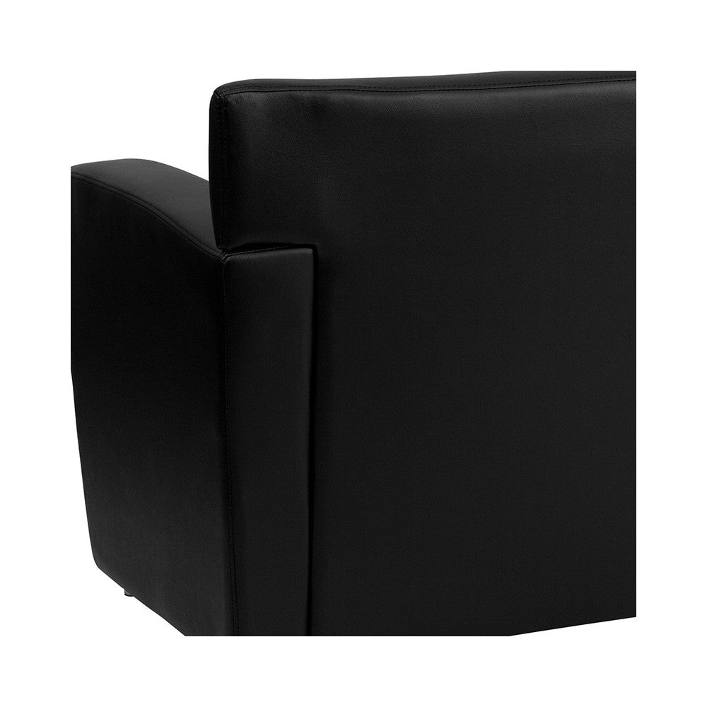 Black LeatherSoft Sofa