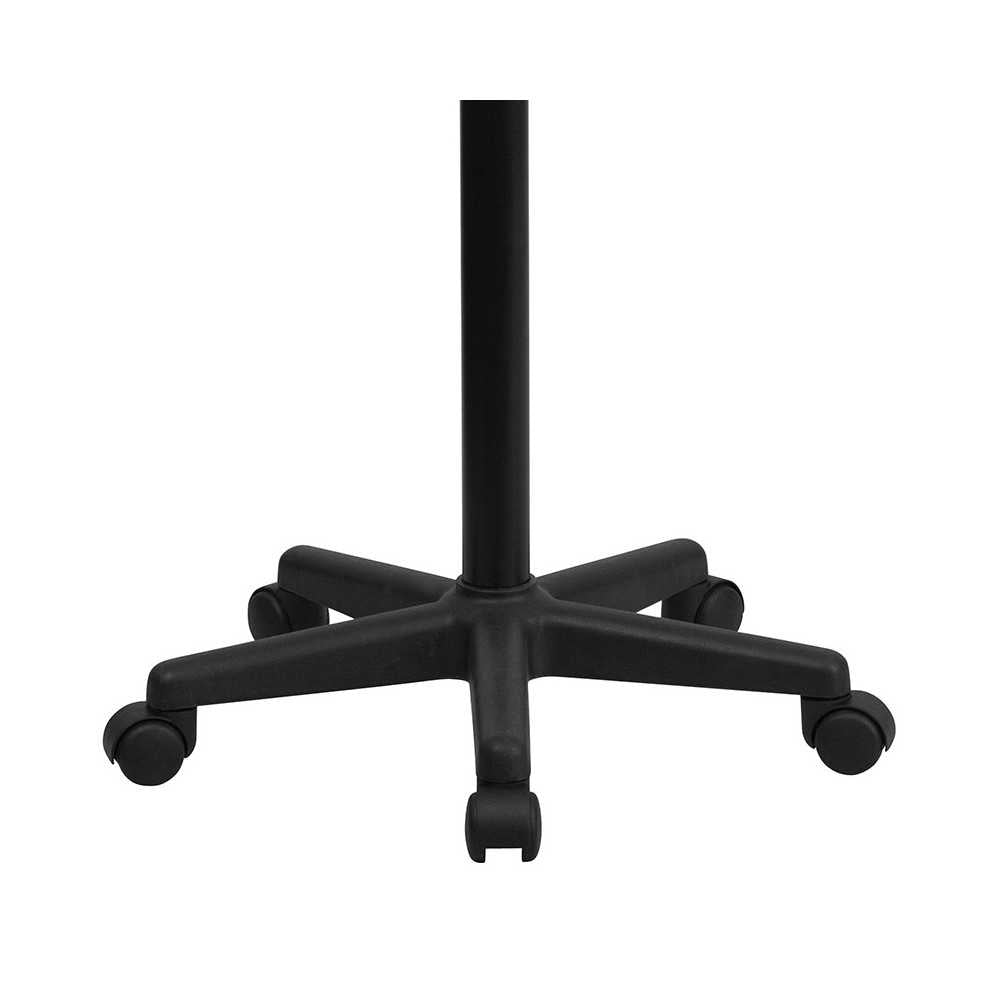 Black Sit to Stand Mobile Laptop Computer Desk