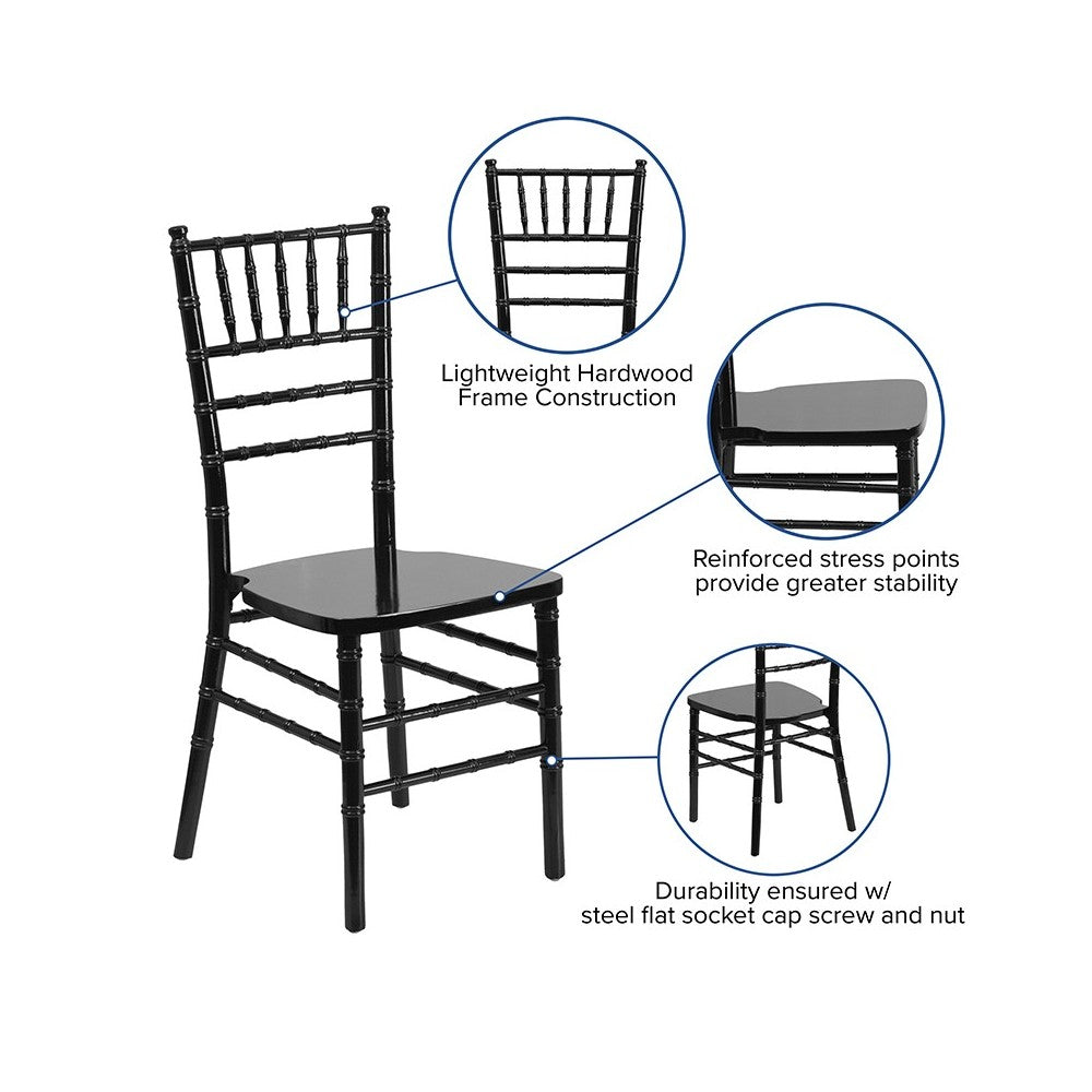 Black Wood Chiavari Chair