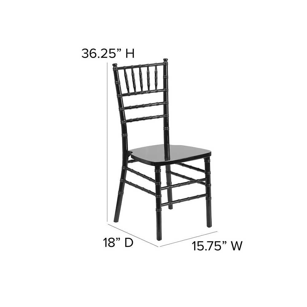 Black Wood Chiavari Chair