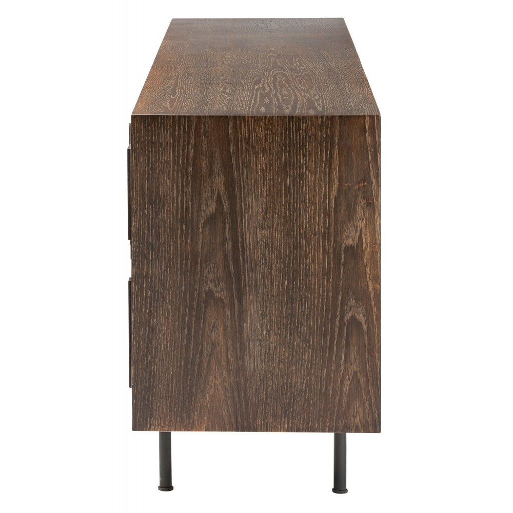 Blok Graphite Wood Sideboard Cabinet