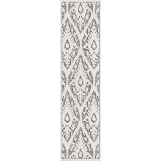 Orian Boucle' Salvador Natural Grey 23"X90"