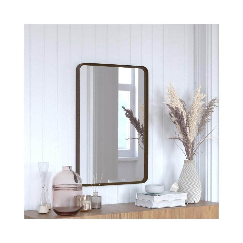 Bronze 20" x 30" Wall Mirror