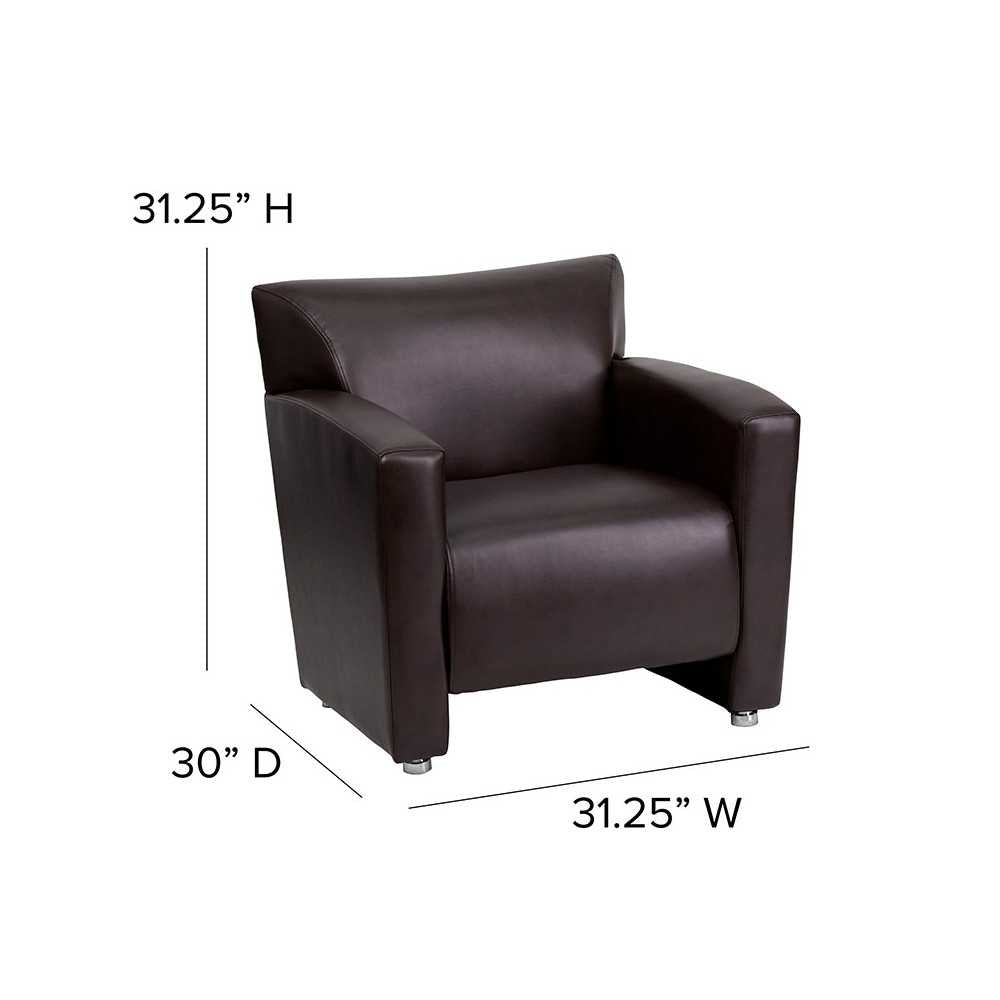 Brown LeatherSoft Chair