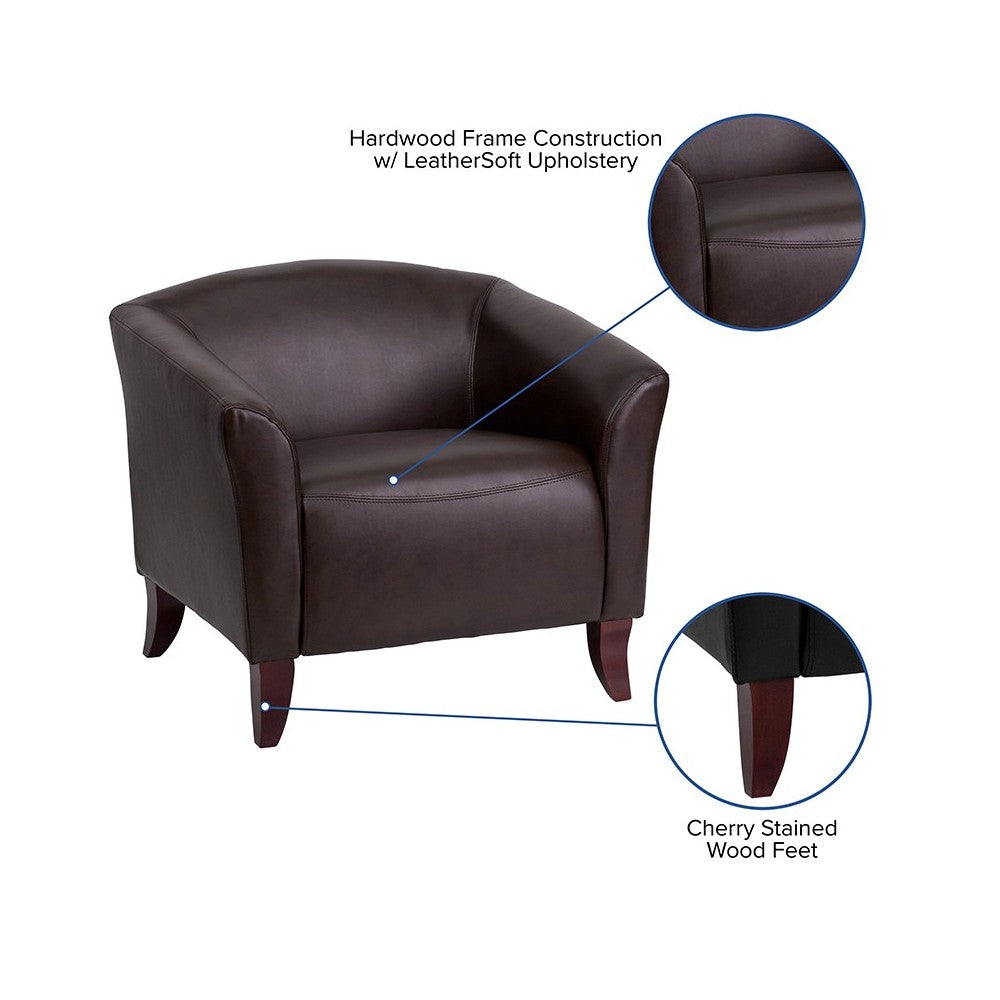 Brown LeatherSoft Chair