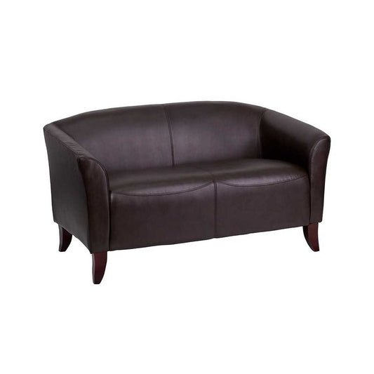 Brown LeatherSoft Loveseat